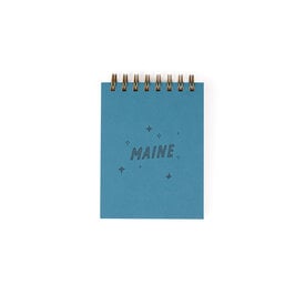Ruff House Print Shop Custom Mini Jotter Notebook - Maine - Tide Pool