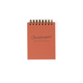Ruff House Print Shop Mini Jotter Notebook - Kennebunkport Prelude - Canyon