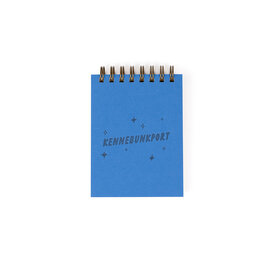 Ruff House Print Shop Mini Jotter Notebook - Kennebunkport Happy Place - Bluebird