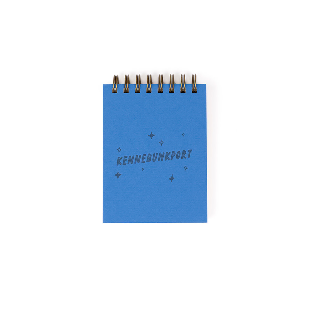 Mini Jotter Notebook - Kennebunkport Happy Place - Bluebird