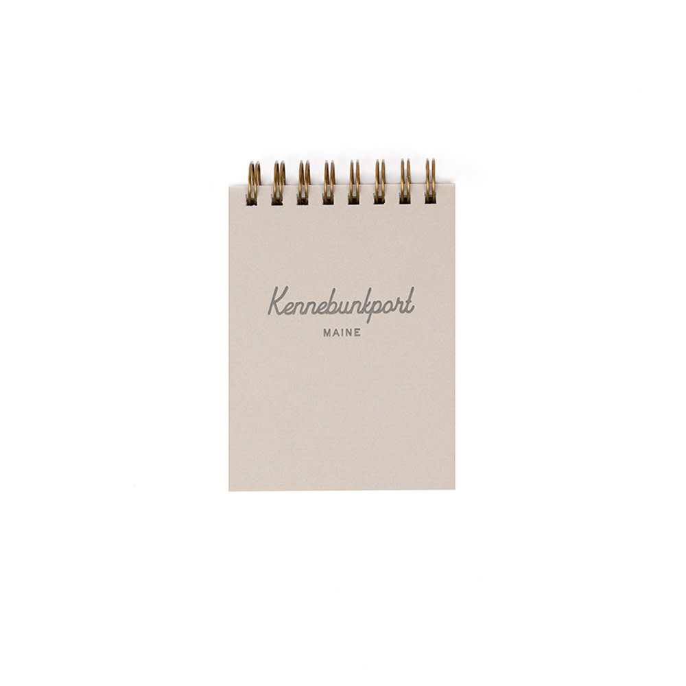 Ruff House Mini Jotter Notebook - Kennebunkport Maine - Morning Fog