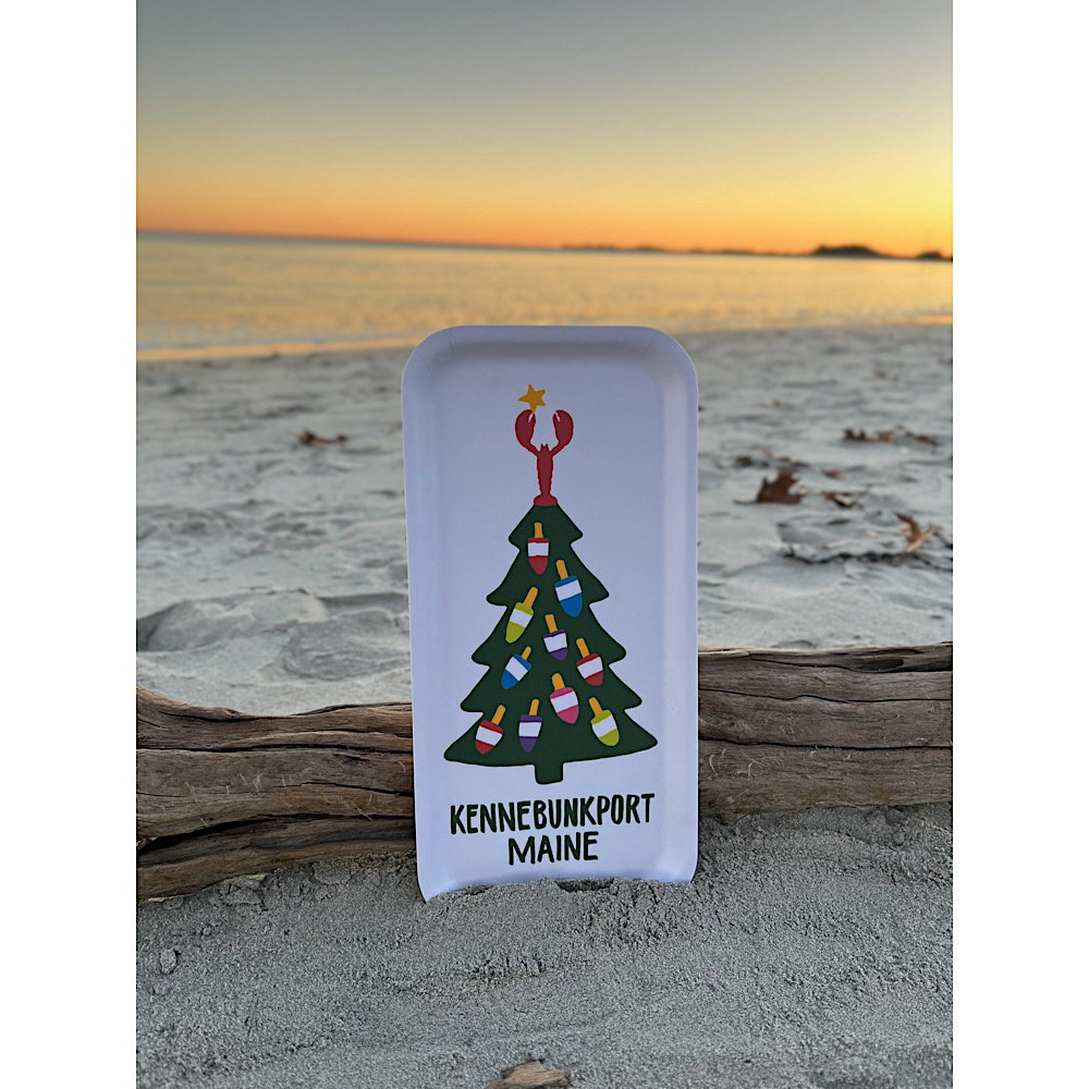 Daytrip Society Small Tray - Kennebunkport Holiday Buoy Tree