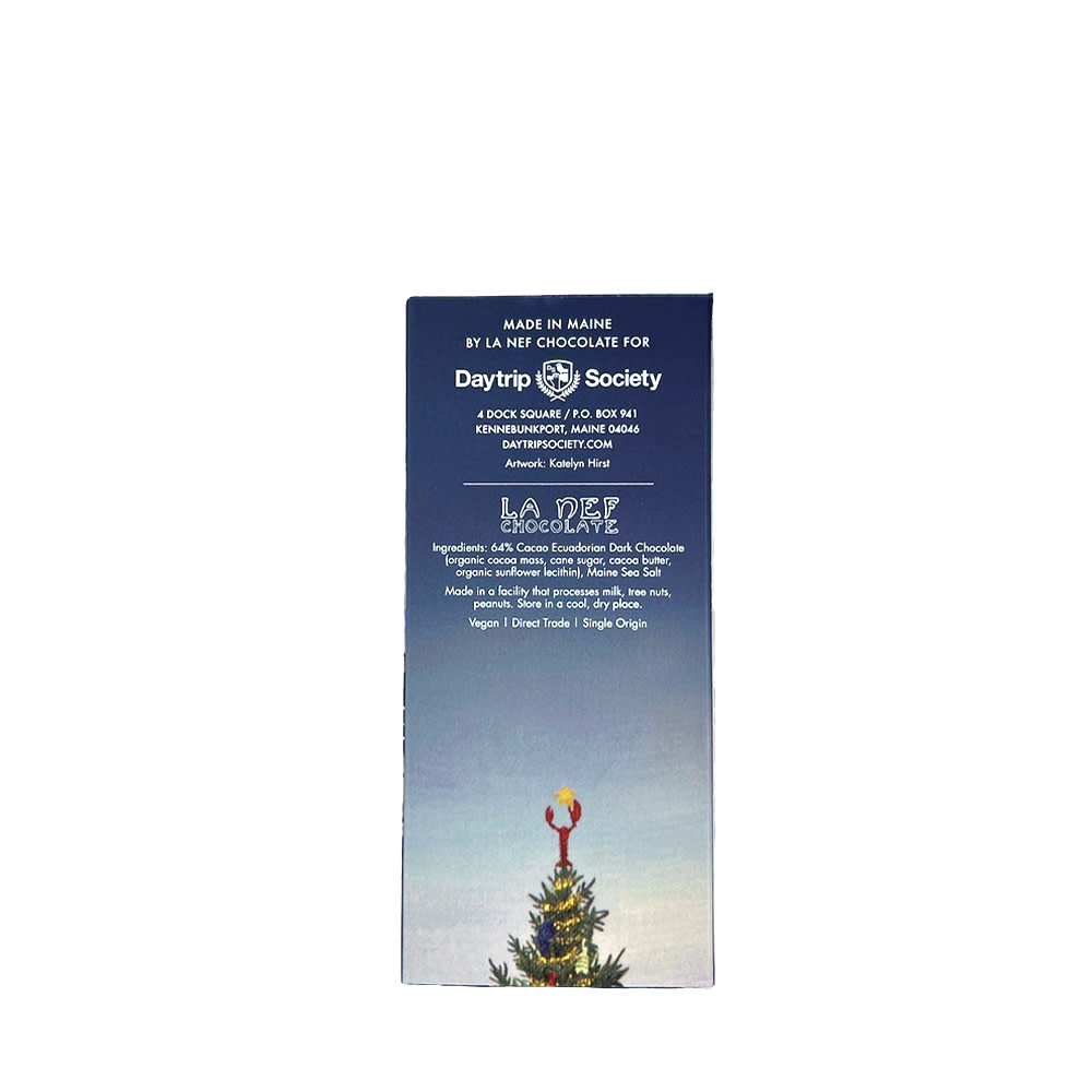 La Nef Chocolate - Kennebunkport Holiday Dark Chocolate Bar