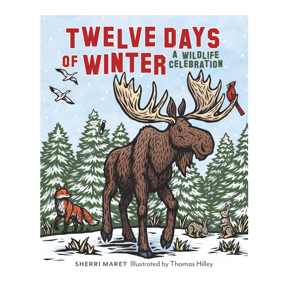 Down East Books Twelve Days of Winter: A Wildlife Celebration Hardcover Book