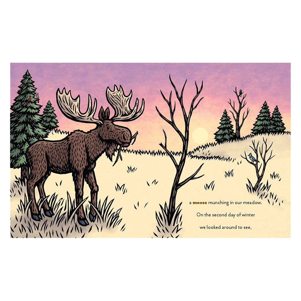 Twelve Days of Winter: A Wildlife Celebration Hardcover Book