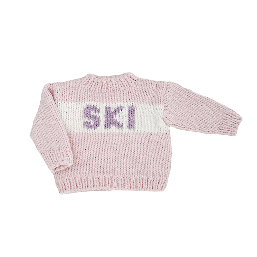 The Blueberry Hill The Blueberry Hill Baby Ski Sweater Baby Pink
