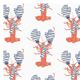 Sara Fitz Sara Fitz Wrapping Paper - Cozy Lobster