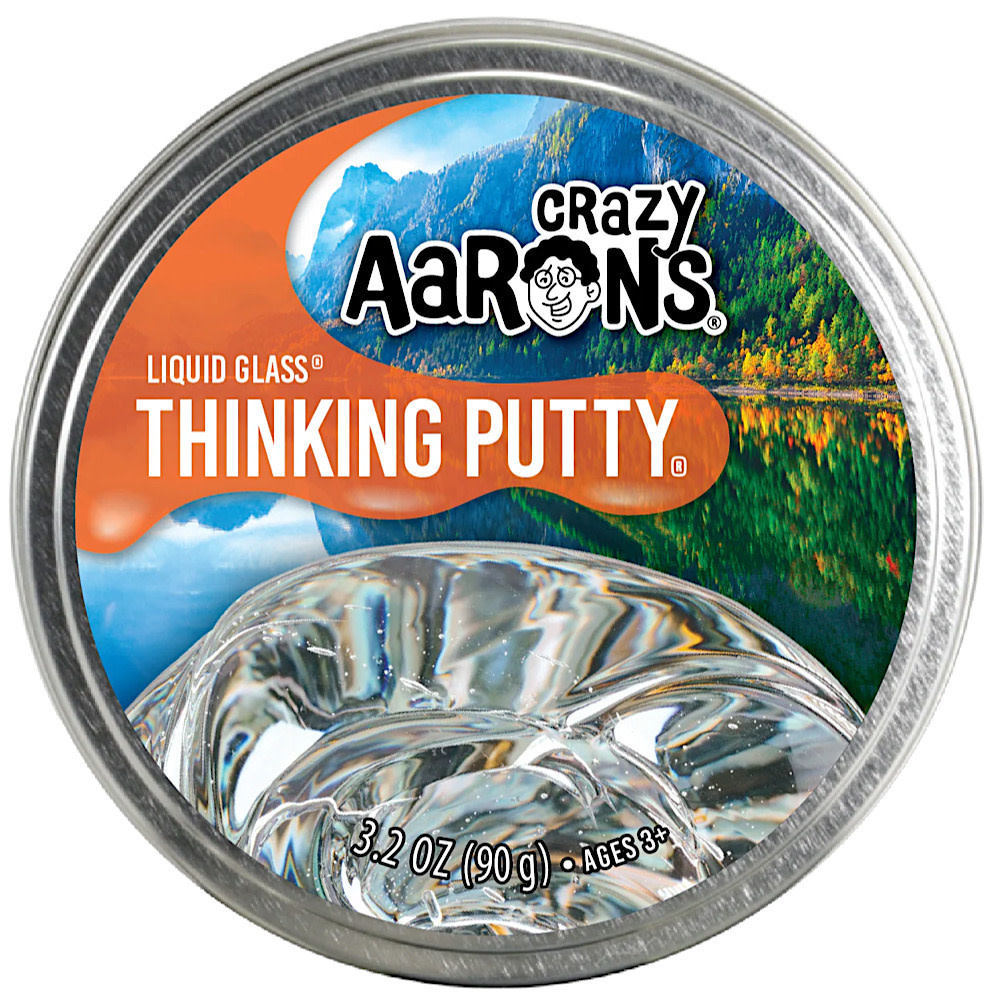 Crazy Aaron's Thinking Putty 4" Liquid Glass