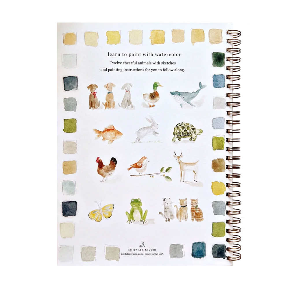 Emily Lex Studio Watercolor Workbook - Animals