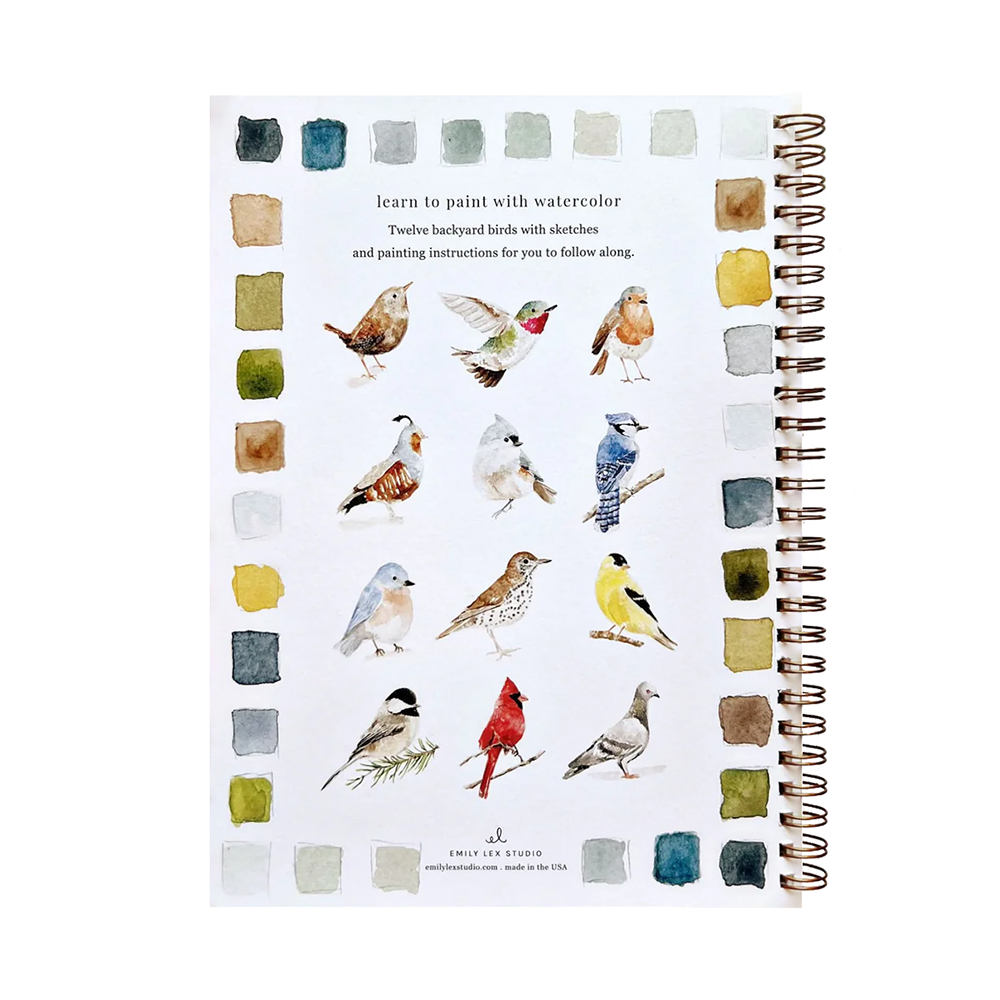 Emily Lex Studio Watercolor Workbook - Birds