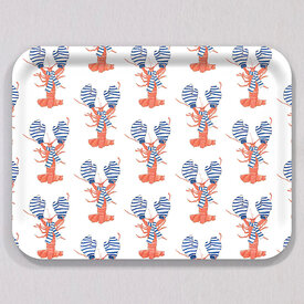 Trays4Us Sara Fitz Large Tray - Cozy Lobster
