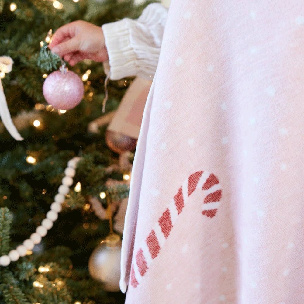 ChappyWrap - Original Blanket - Pink Candy Canes