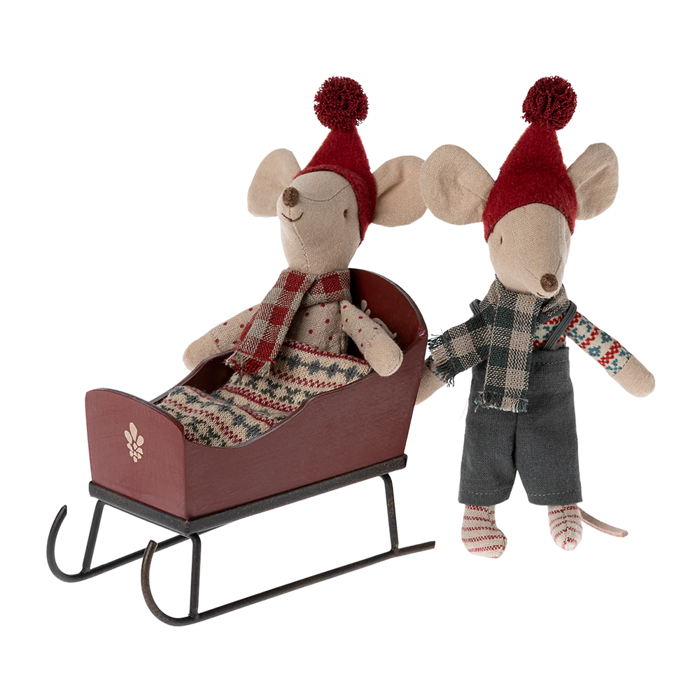 Maileg Sleigh - Red