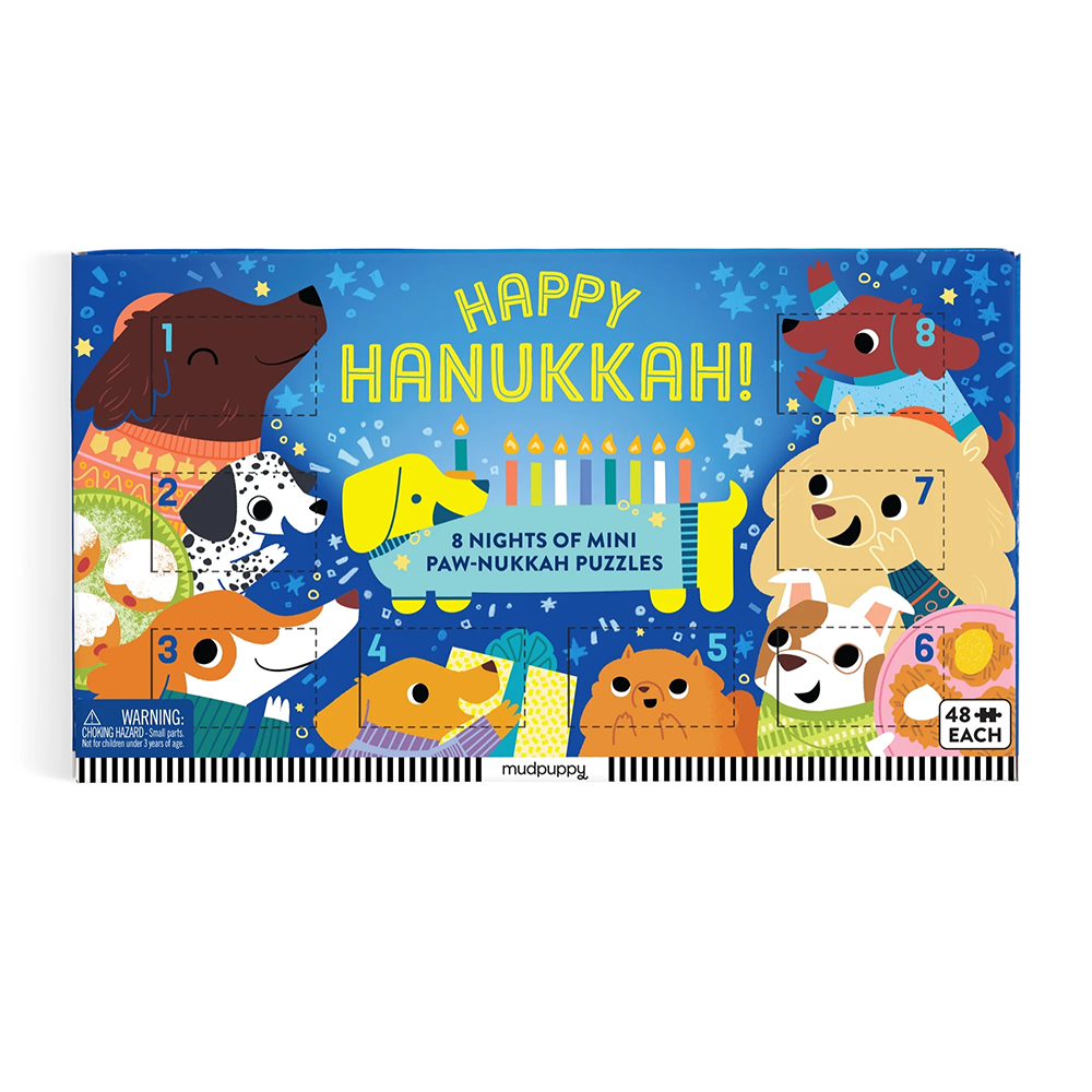 Mudpuppy Happy Hanukkah! Countdown Puzzle Set