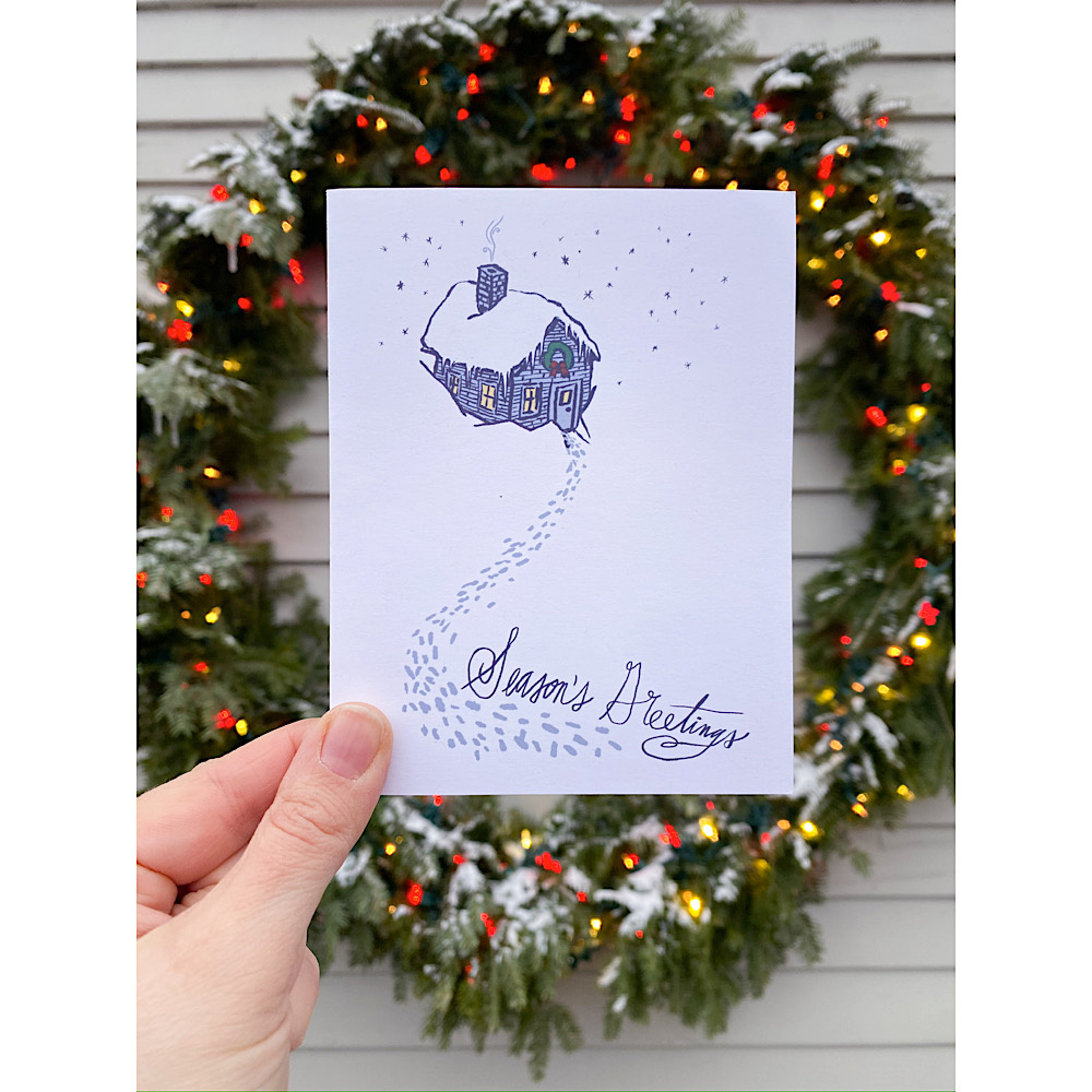 Daytrip Society - Season's Greetings Cabin Holiday Card