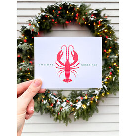 Daytrip Society Daytrip Society - Holiday Greetings Lobster Card