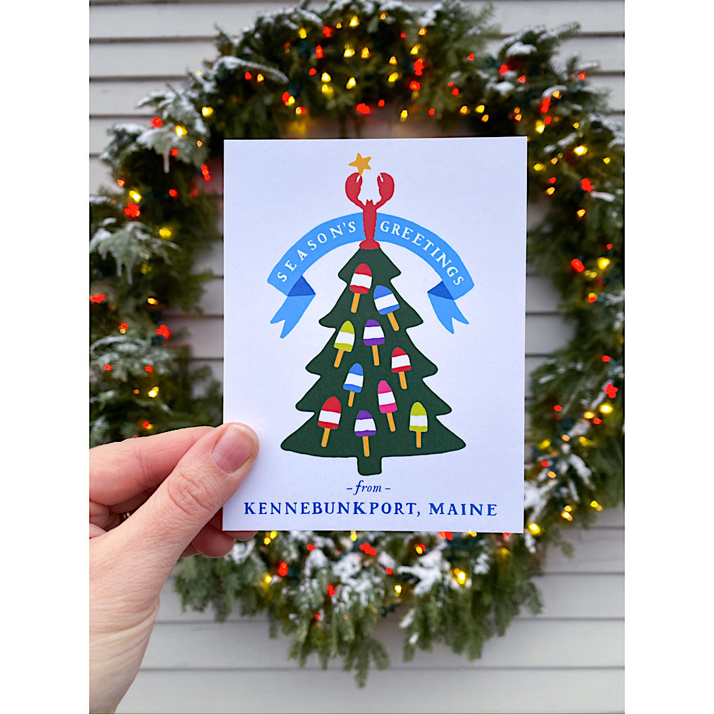 Daytrip Society Daytrip Society - Season's Greetings Kennebunkport Holiday Buoy Tree Card