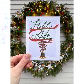 Daytrip Society Daytrip Society - Holiday Greetings Pine Tree State Dirigo Card