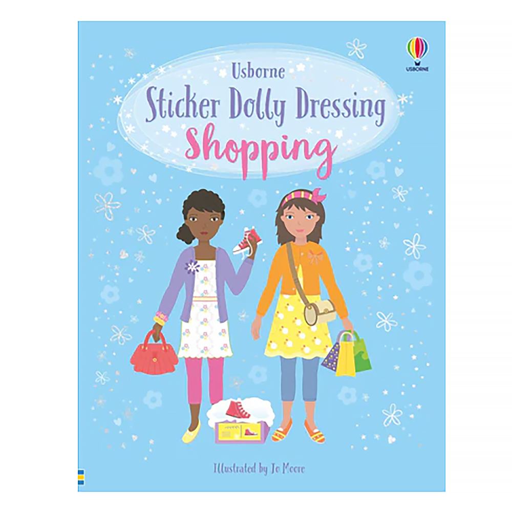 Usborne Sticker Dolly Dressing Activity Book - Shopping