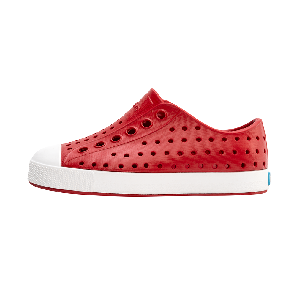 Native Shoes Jefferson Child - Ruby Red/Shell White