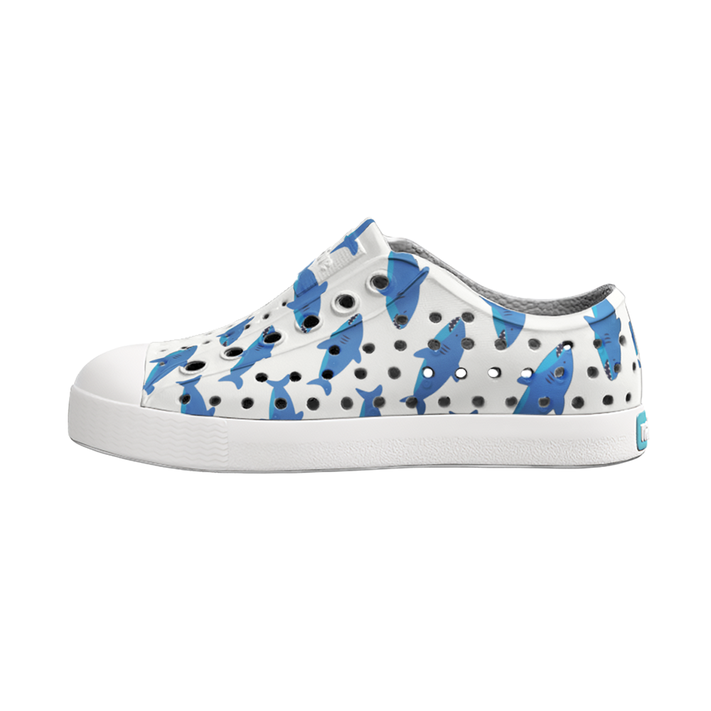 Native Shoes Native Shoes Jefferson Child - Shell White/Sharks
