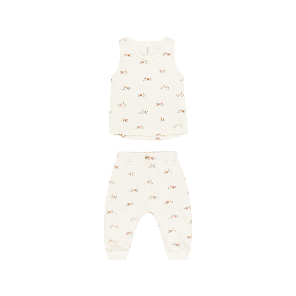 Rylee + Cru Tank  Slouch Pant Set - Bicycle