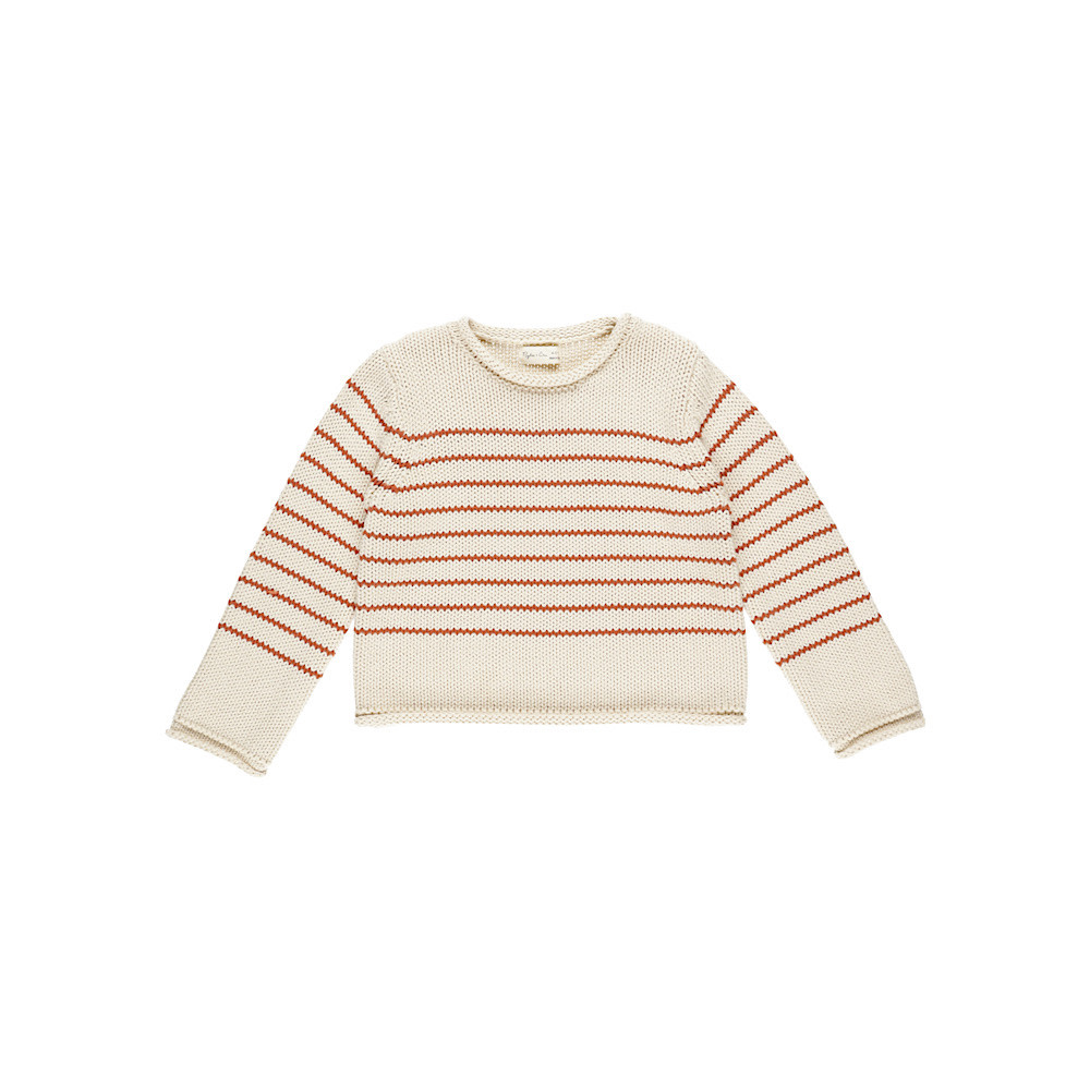Rylee + Cru Jacques Sweater - Poppy Stripe
