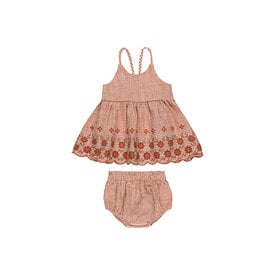 Rylee + Cru Rylee + Cru Zenni Set - Poppy Gingham