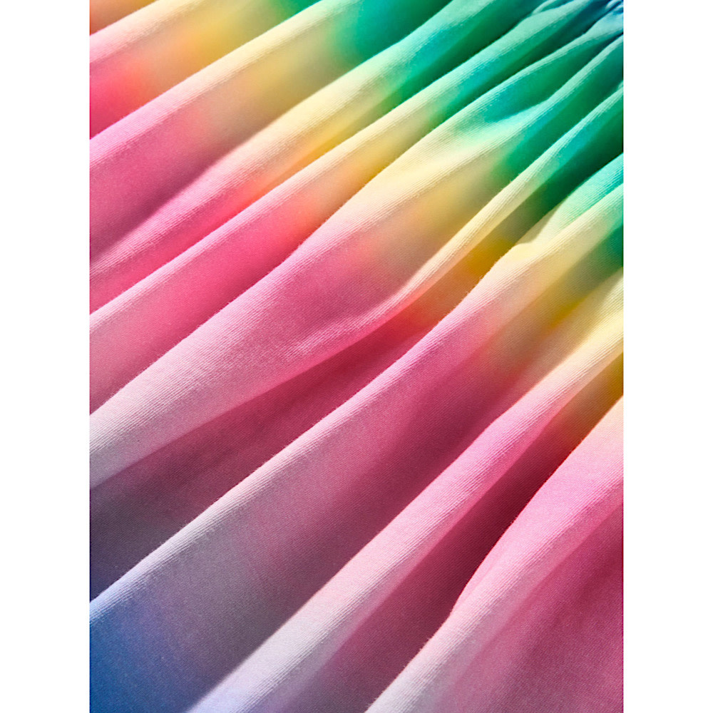 Tea Collection Short Sleeve Wrap Neck - Rio de Janiero Rainbow