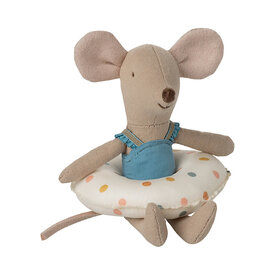 Maileg Maileg Little Sister Mouse - Beach - Dot Float