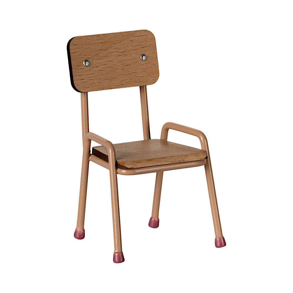 Maileg Maileg Wood Chair - Dark Powder