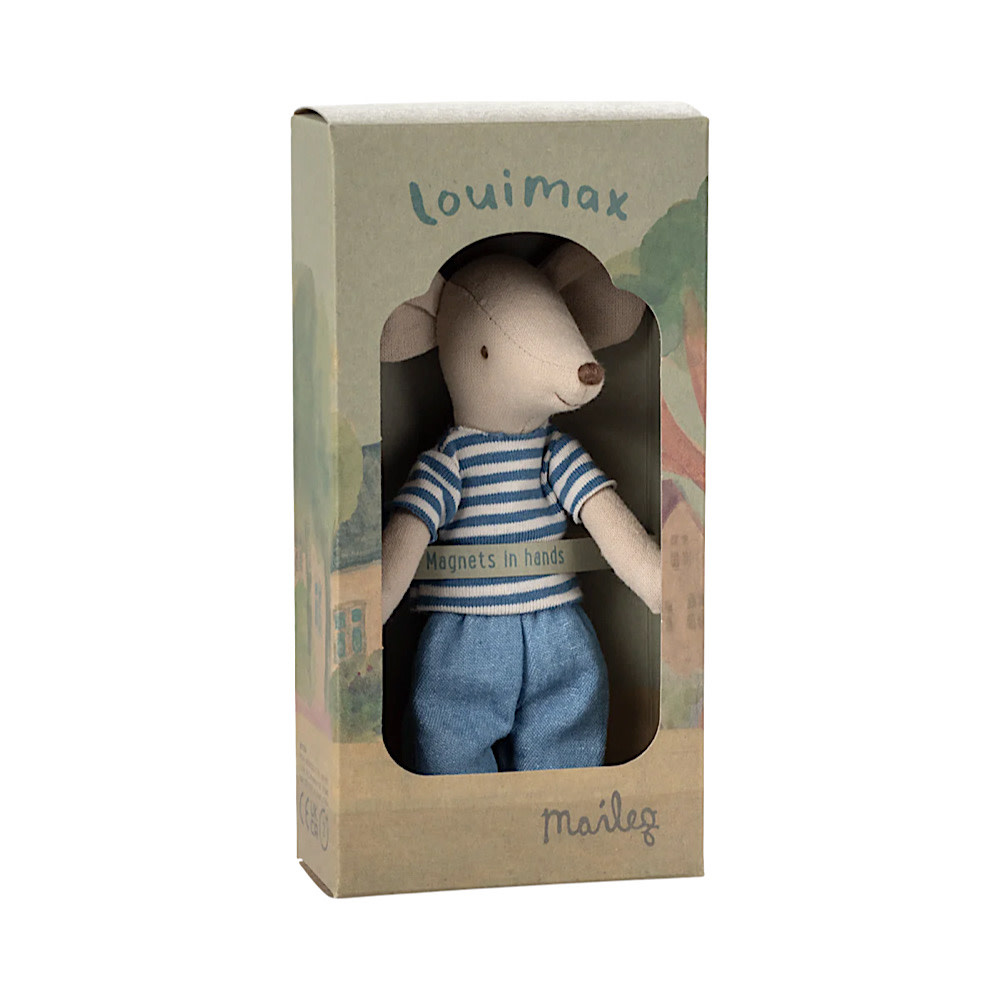 Maileg Big Brother Mouse - LouiMax - Stripe Shirt