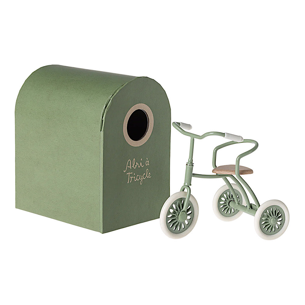 Maileg Abri À Tricycle - Green