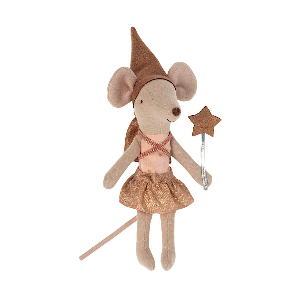 Maileg Big Sister Mouse - Tooth Fairy & Tooth Box - Rose