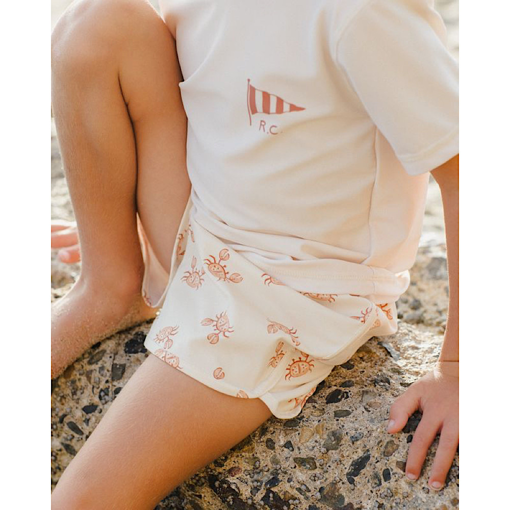 Rylee + Cru Swim Trunks - Crabs