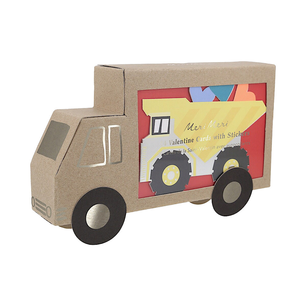 Meri Meri - Kids Valentine's Card Set - Truck