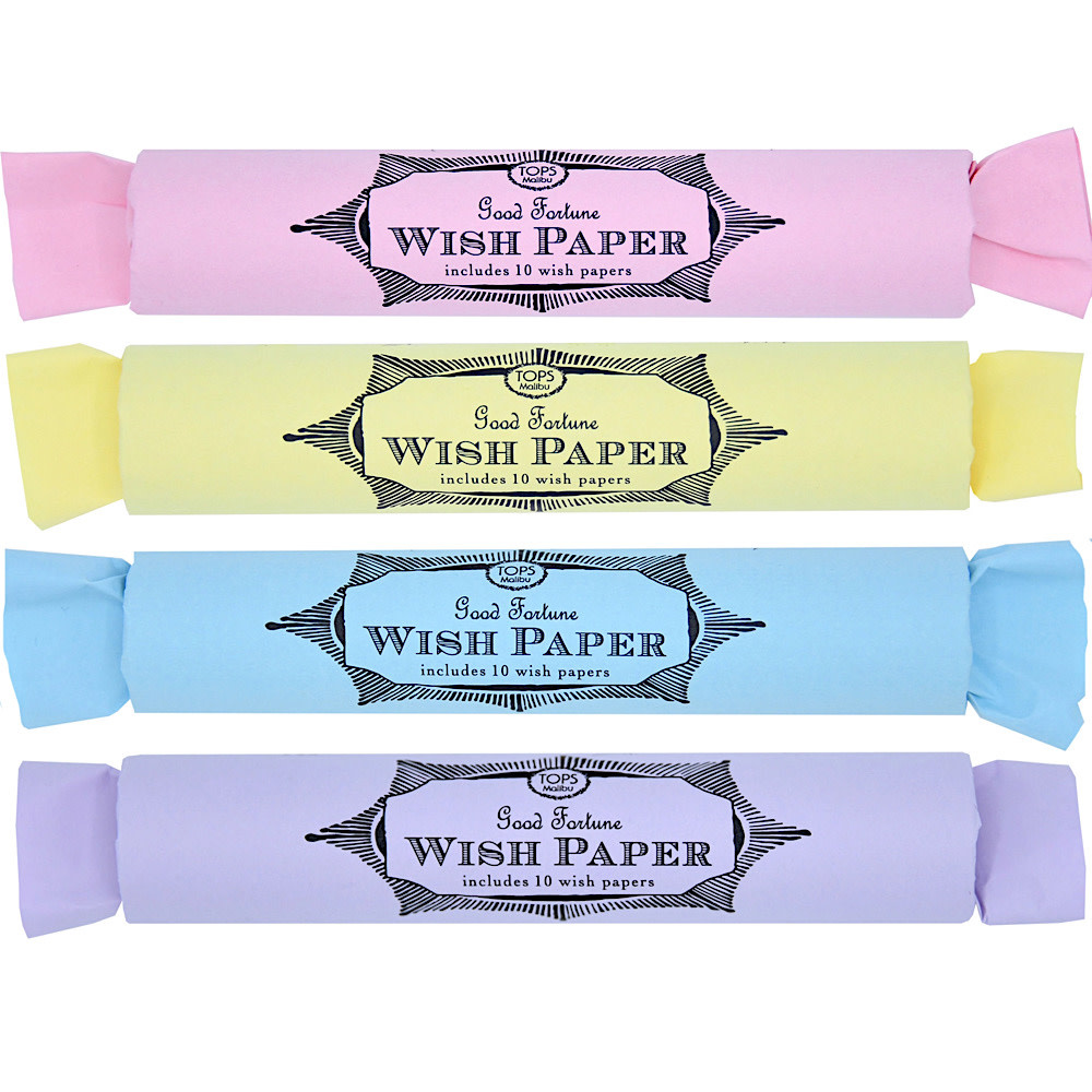 Tops Malibu Good Fortune Wish Paper - Multicolor