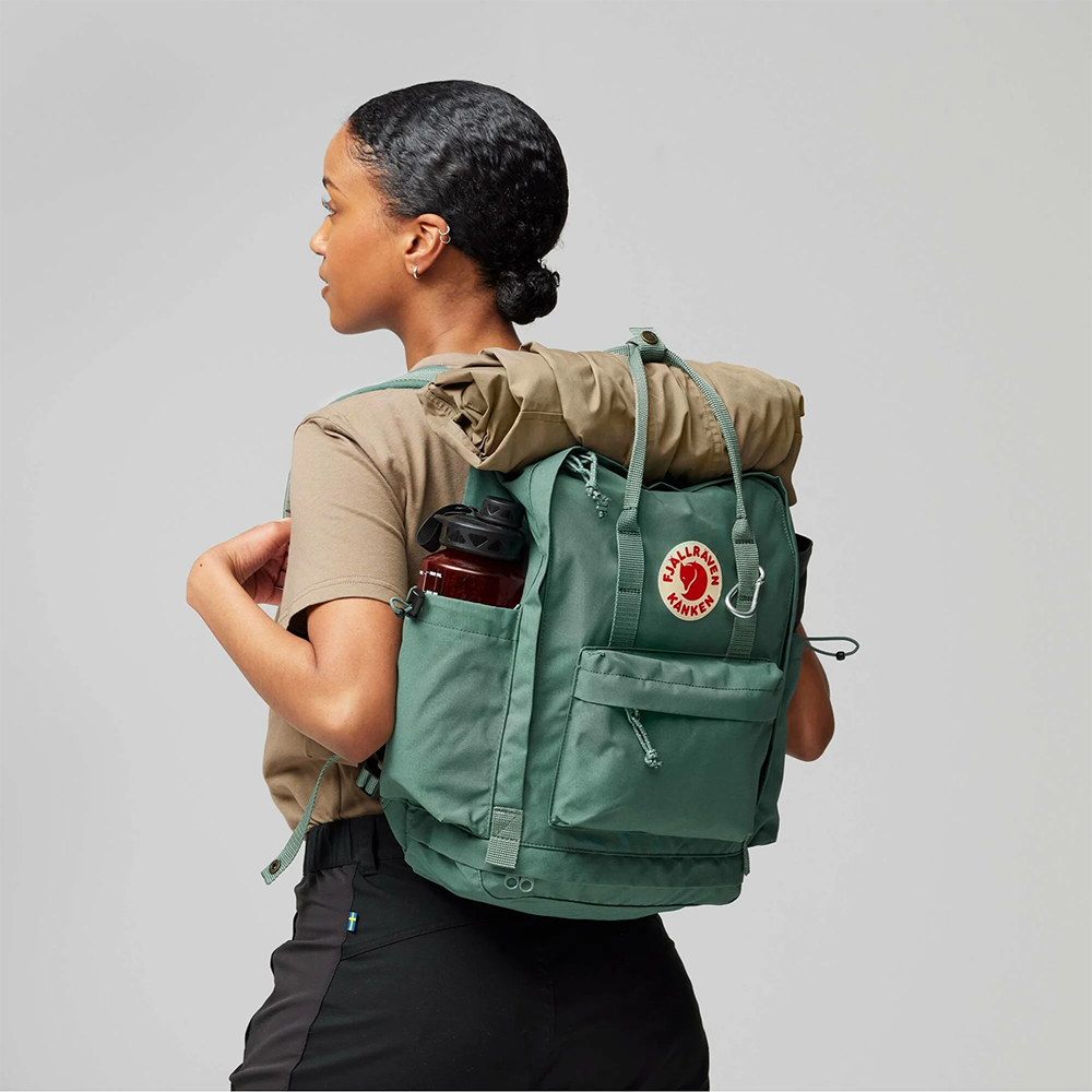 Fjallraven Kanken Outlong Backpack - Frost Green
