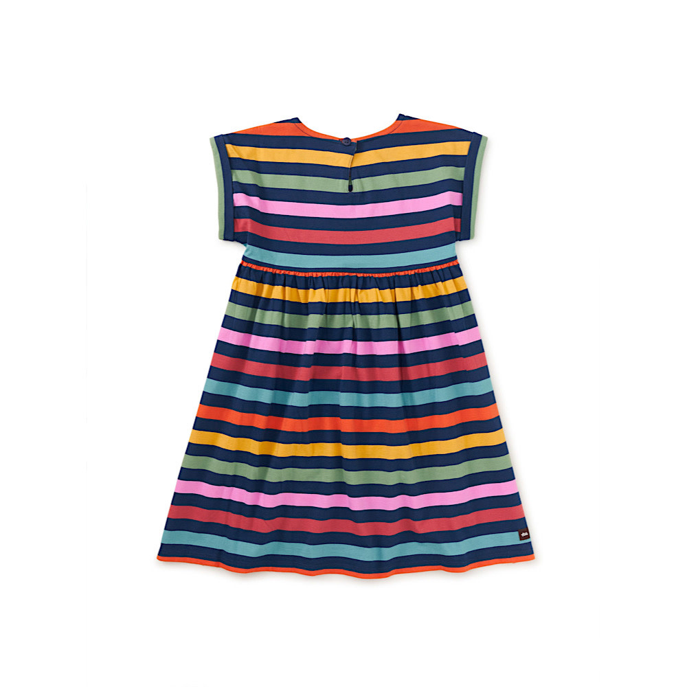 Tea Collection Short Sleeve Empire Dress - Nightfall