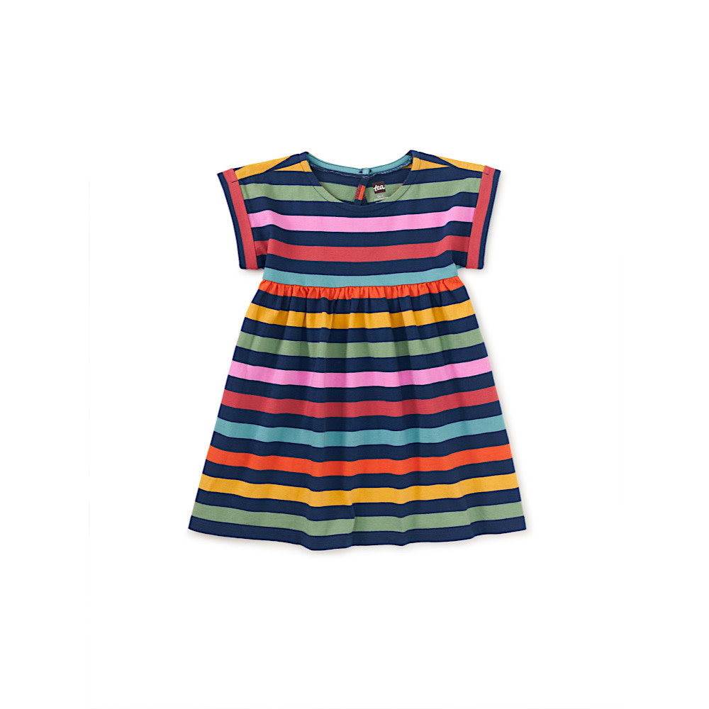 Tea Collection Tea Collection Short Sleeve Empire Dress - Nightfall