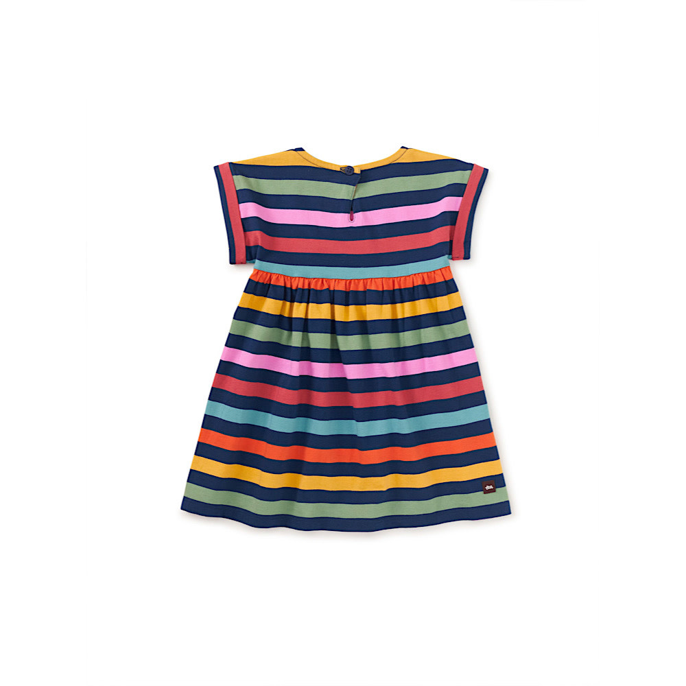 Tea Collection Short Sleeve Empire Dress - Nightfall