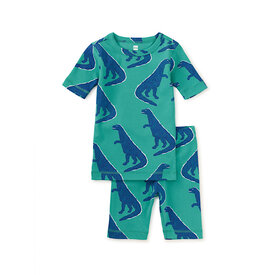 Tea Collection Tea Collection In Your Dreams Pajama Set - Stompin' T-Rex