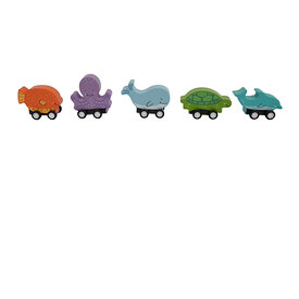 Jack Rabbit Jack Rabbit - Pull Back Ocean Creatures - Assorted