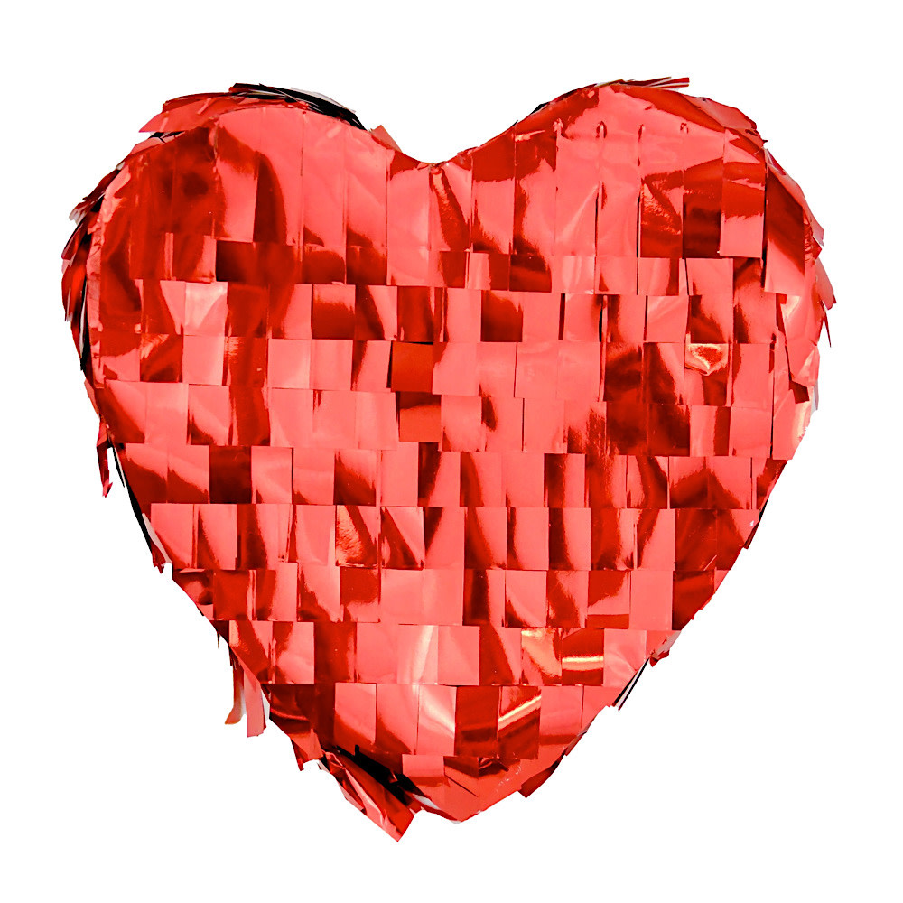 Tops Malibu - Mini Tabletop Heart Piñata - Red