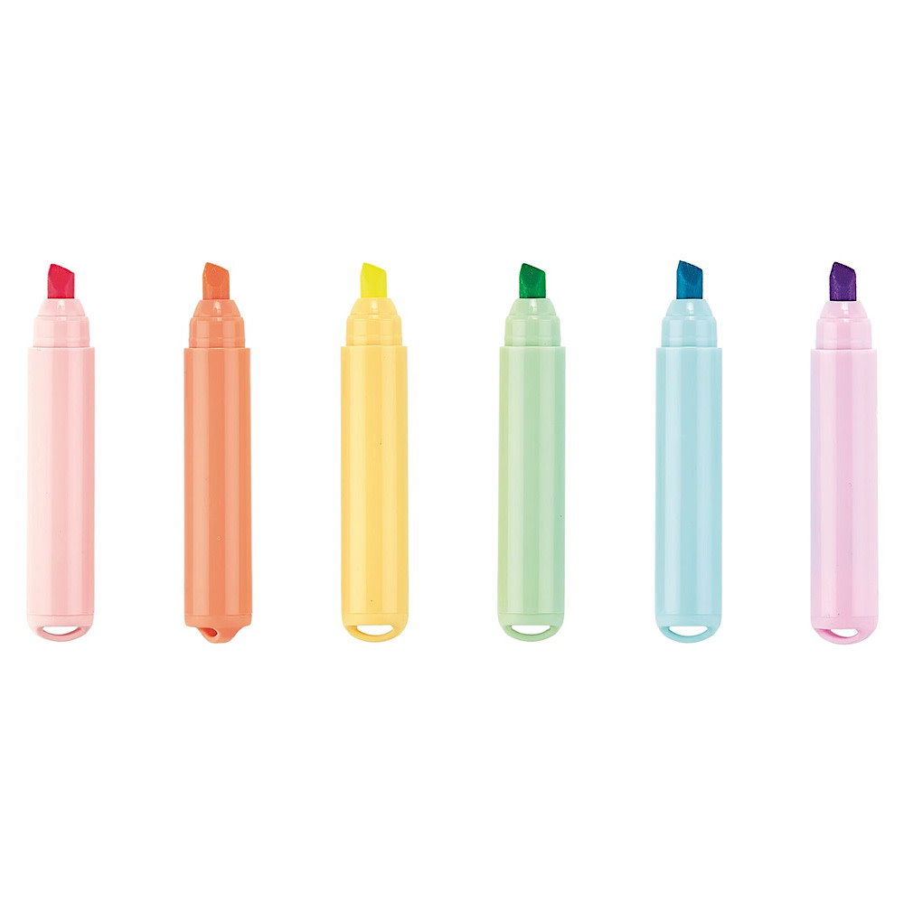 Ooly - Beary Sweet Mini Scented Highlighters - Set of 6