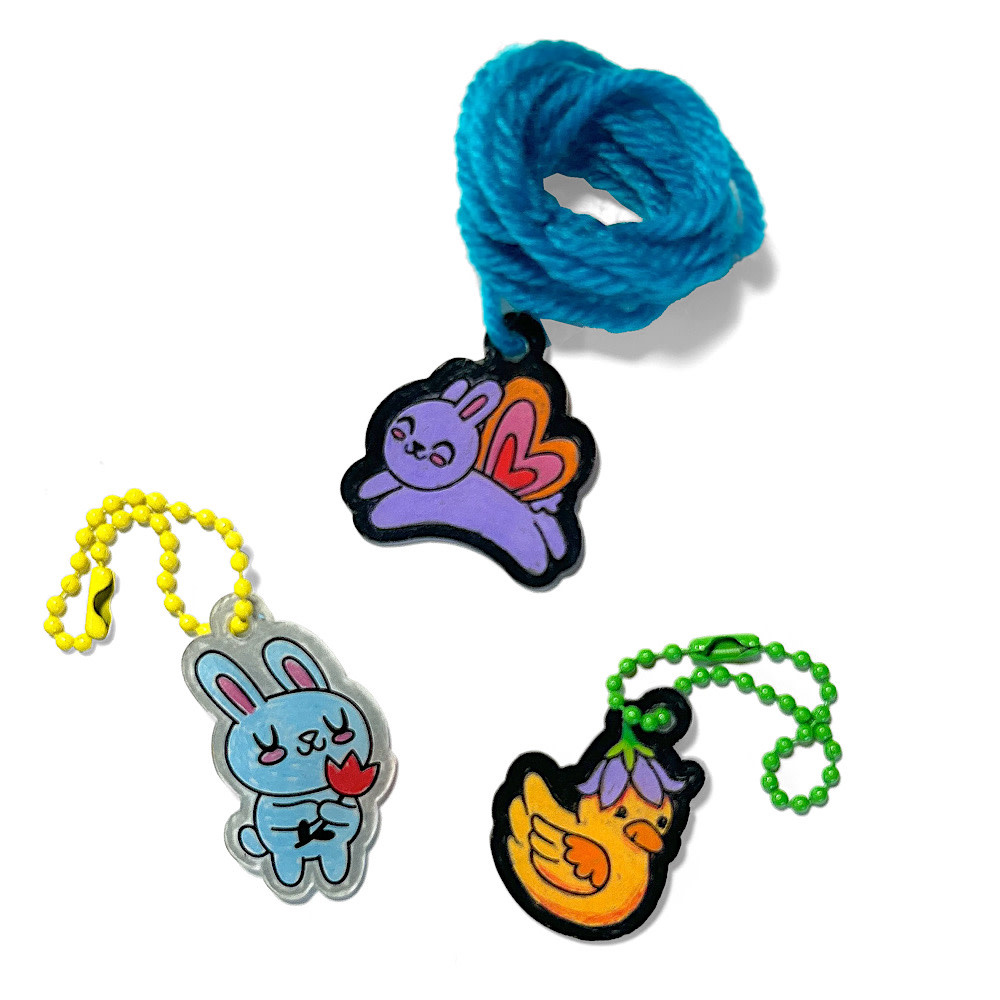 Ooly - Shrink-it! DIY Shrink Art Kit - Garden Pals