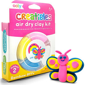 Ooly Ooly - Creatibles - D.I.Y. Air Dry Clay Kit - Rainbow BFFs