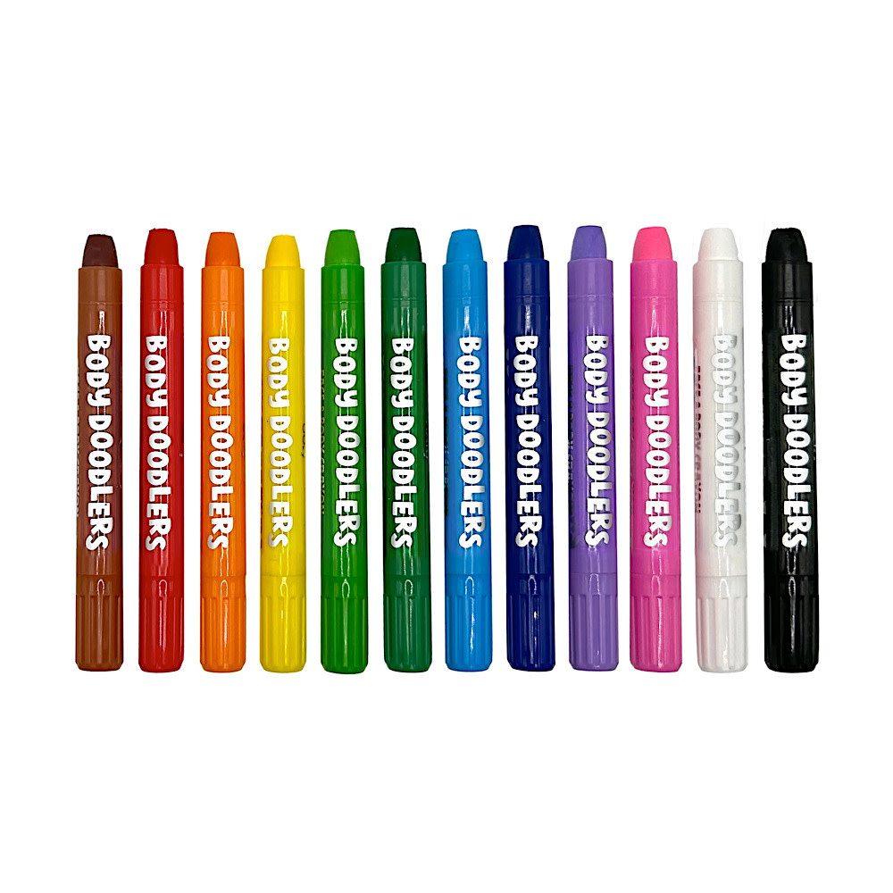 Ooly - Body Doodlers Face & Body Crayons - Set of 12