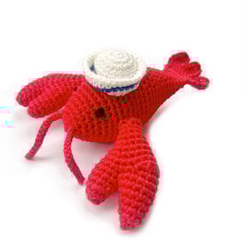 Cheengoo Cheengoo - Lobster Crocheted Rattle