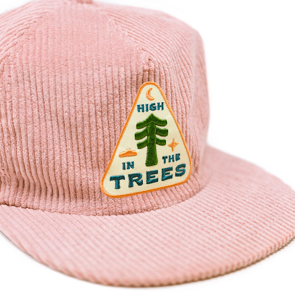 Ello There Camper Hat - High in the Trees - Soft Pink